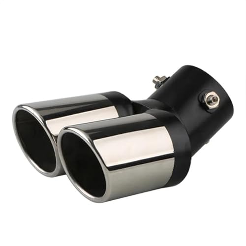 Embout échappement double incurvé inox pour accessoire de personnalisation auto ix25 ix35