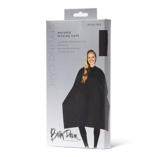 Betty Dain Black Whisper Styling Cape