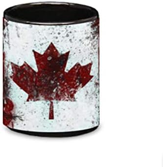 Kingcreation Canada Flag Cup for Coffee or Tea for Your Love Ones Ceramic Mug (350 ml)
