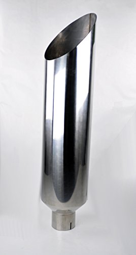 Stainless Miter Cut Diesel Smoker Exhaust Stack 4