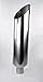 Stainless Miter Cut Diesel Smoker Exhaust Stack 4" Inlet 8" Tip 36" Long