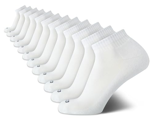 IZOD Men's Athletic Socks - Performance Cushion Quarter Socks (10 or 12 Pack)
