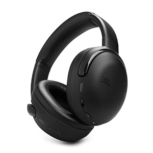 JBL Tour One M3, kabellose Over-Ear Bluetooth Kopfhörer, True Adaptive Noise-Cancelling, 70 Stunden Spielzeit, komfortablel, Spatial 360 Sound mit Kopfhörer-Tracking, USB-C kompatibel, Schwarz