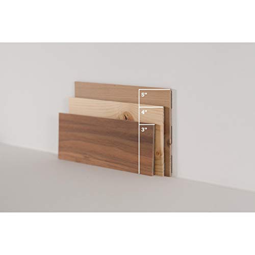 Timberchic DIY Reclaimed Wooden Wall Planks - Simple Peel & Stick Wall Covering Application for DIY Accent Wall & Home Improvement - Modern, Premium Wall Paneling (Sample Pack) (River Planks)