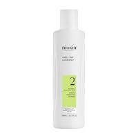 Nioxin System 2 Scalp Plus Hair Thickening Conditioner for Natural Hair with Progressed Thinning, 1000 ml