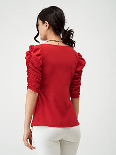 Image of AASK Casual Solid Women Top