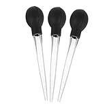 Cabilock 3 piezas Pipetas Plásticas con Graduado de Cocina y Repostería Herramienta de Transferencia de Líquidos Transparente Cuentagotas Preciso para Medición y Uso Versátil