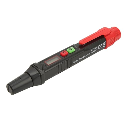 Testador de Fluido de Freio, Operação Fácil Baixo Erro 0%-4% Detector de óleo de Freio Com Indicador