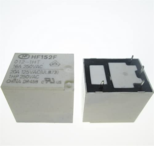 Relé de 12V HF152F que evita el sobrecalentamiento en sistemas de control eléctrico de 16A