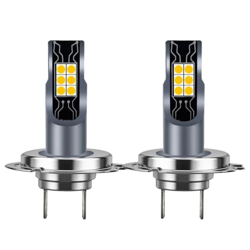 Luces antiniebla LED 3000K amarillas H4 y H7 con sistema Canbus antierror