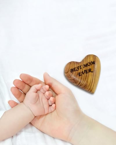 Customized Gifts, Olive Wood Hearts, Personalized Valentines Day Gift, Together Forever, Unique Cute for Engagement, 5th Anniversary, Wedding, Wooden i Hearts for her, him, Wife, Husband