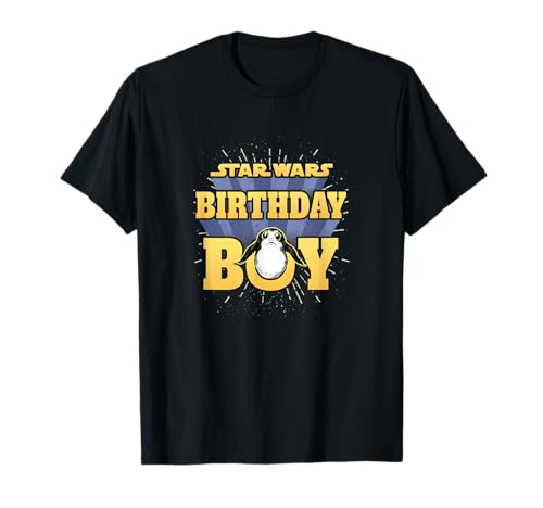 T-shirt Porg Star Wars Birthday Boy, tenue fête d'enfance