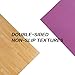 Matrix-Athletic Portable Marley Dance Floor Mat, Triple Thickness, 5mm, Ideal for Tap Dance, Ballet 3' x 4', Wood Grain