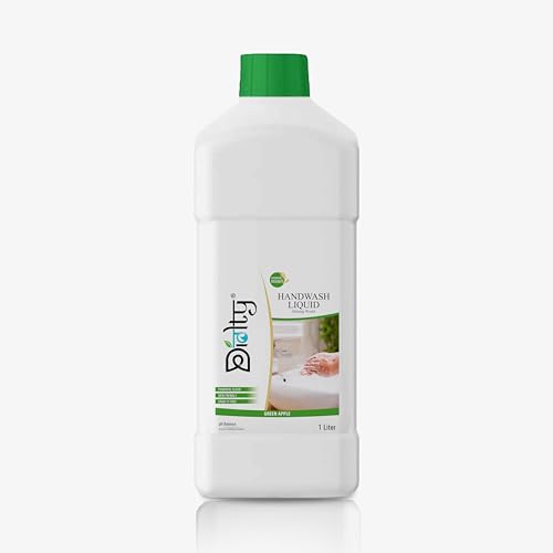 Diolty Hand Wash Liquids for Everyday Use,Hand Wash Protection from Germs - 1 liter (Green Apple)