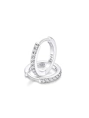 E.Sterling Silver-CZ-Silver