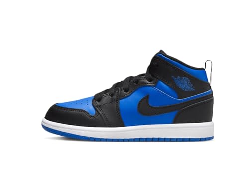 Jordan Little Kid's 1 Mid Black/Royal Blue-Black-White (DQ8424 042) - 12