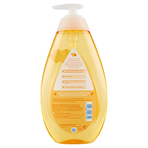 Johnson's Baby Shampoo bambini delicato e ipoallergenico, Shampoo neonati con formula Non Più Lacrime, Adatto per capelli delicati e senza sapone, alcol e coloranti, 750 ml