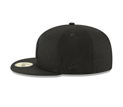 New Era 59Fifty Hat Mlb Basic New York Yankees Black/Black Fitted Baseball Cap (7 1/4) #TOP1