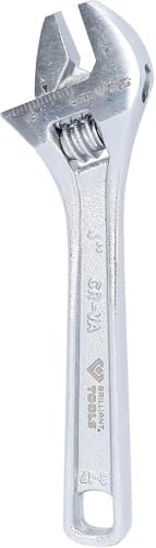 BRILLIANT TOOLS BT014804 Llave inglesa, 4", 0 - 15 mm [Powered by...