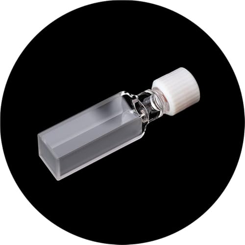 Transparent Double-sided Cuvette With M10 Thread, Made Of Monolithic Bonded ES Quartz Material For Laboratory Use