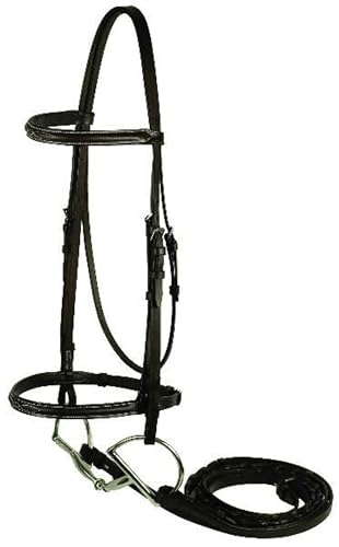 GATSBY LEATHER COMPANY 282650 Fancy Snaffle Bridle Havanna Brown, Cobb