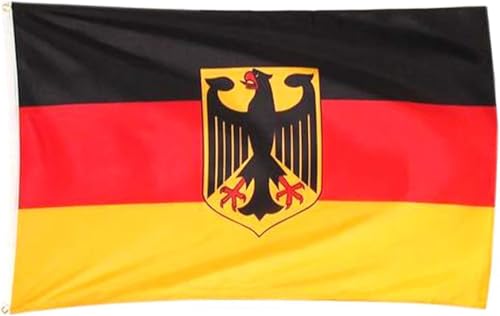 Drapeau Allemagne avec aigle - 90 x 150 cm