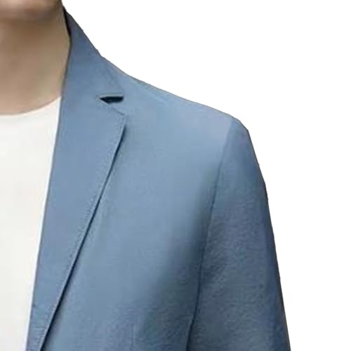 Coupe droite impeccable pour ce blazer d'affaires en tissu premium