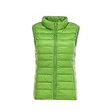 La veste bouffante à fermeture éclair intégrale pour femmes est super légère et facile à ranger dans un sac de rangement pour les randonnées et les voyages en avion.