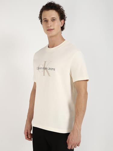 Image of Calvin Klein Men White T Shirt