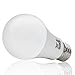 TORCHSTAR UL-Listed A19 LED Light Bulb, 60W Incandescent Equivalent, E26/E27 Base 800lm 2700K Soft White, Pack of 6