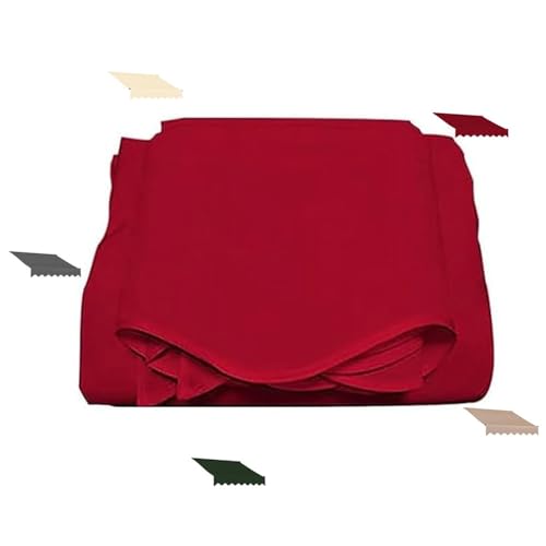 Toile de rechange pour store banne en polyester rouge de terrasse