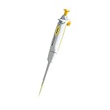 neoLab neoPette Mikroliterpipette, 10µL-100µL Kapazität, Weiß/Gelb