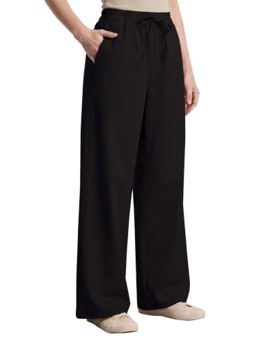 Image of Vogaan Women's High-Waist Korean Trousers with Wide Baggy Fit | Trendy GenZ Streetwear Pants | Trousers | Women Trousers