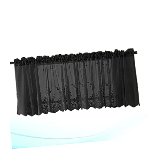 Cortina corta de encaje Cabilock elegante y resistente al sol para ventanas de cocina 8