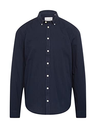 CASUAL FRIDAY Arthur LD BD T-Shirt Souple brossé Chemise, 194013/bleu Marine foncé, L Homme
