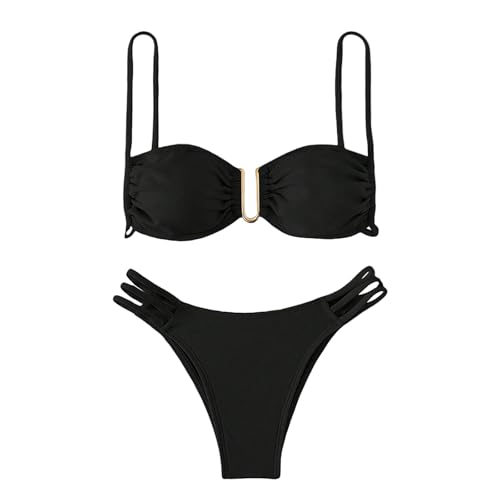 MOKBAY Costume da Bagno Donna Due Pezzi Costumi...