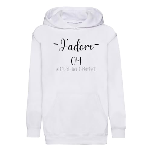 Sweat capuche enfant J'adore 04 Alpes Haute Provence hoodie