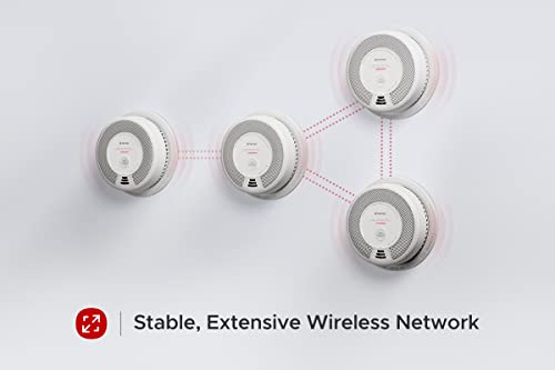 X-Sense Wireless Interconnected Combination Smoke And Carbon Monoxide Detector, 10-Year Battery Powered Fire And Co Alarm, Sc06-W, 1-Pack #TOP6