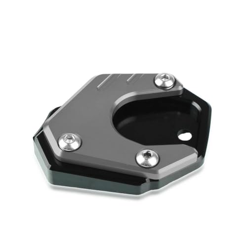 Extension béquille latérale moto anti-chute pour Hornet NX500 CL500 VFR800X Gris