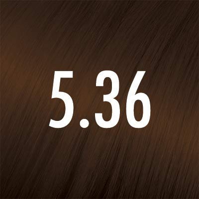 Vivitone PRISMA Cream Hair Color - NO AMMONIA - #5.36 Medium Chocolate 2.09 oz. - 100% Grey Coverage, Long Lasting Shine, Made in Italy.