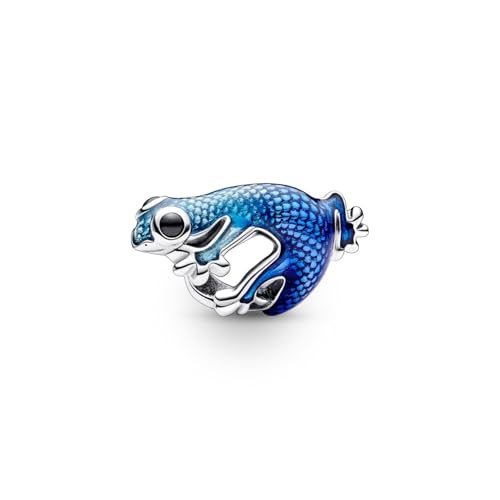 PANDORA Metallic Blue Gecko Charm - Gift for Her - Compatible with PANDORA Moments - With Gift Box - Sterling Silver with Enamel & Man-Made Crystals2