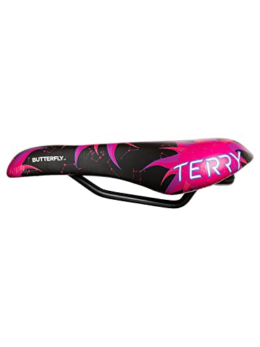 Terry Butterfly Ltd Women's Bicycle Saddle - Comfortable Dura-Tek Bike Seat For Women - Limited Edition Prints - Solstice Ii, #TOP2