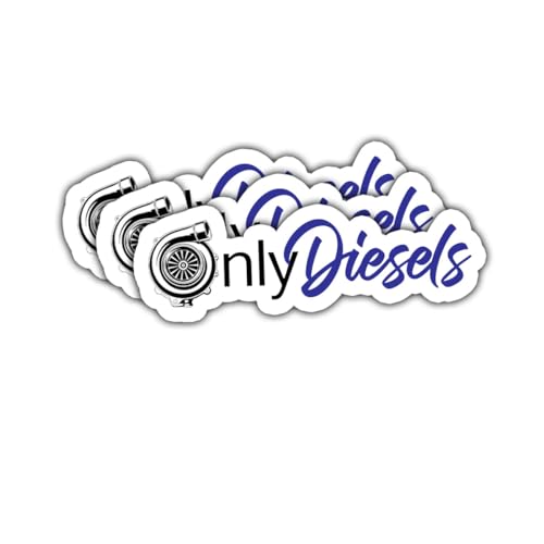 3Pcs Only Diesels Sticker Diesel Truck Turbo Repairman Gift for Mechanics Truck Drivers OnlyDiesels Hard Hat Only Diesel Stickers Blue Collar Car Decal for Laptop Water Bottle Toolbox Phone Case 3
