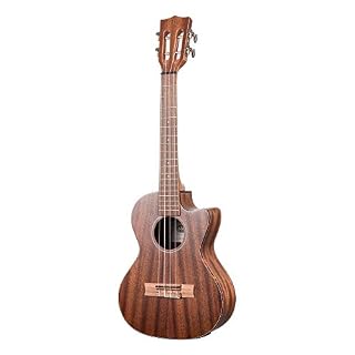 Kala KA-SMHTE-C Acajou massif (+ housse) – Ukulele électroacoustique Tenor - Les Beatles, Paul McCartney, John Lennon, RIngo Starr, George Harrison Kala KA-SMHTE-C Acajou massif (+ housse) - Ukulele électroacoustique Tenor – Image 4