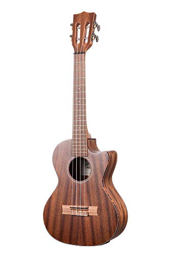 Kala KA-SMHTE-C Acajou massif (+ housse) – Ukulele électroacoustique Tenor - Les Beatles, Paul McCartney, John Lennon, RIngo Starr, George Harrison Kala KA-SMHTE-C Acajou massif (+ housse) - Ukulele électroacoustique Tenor – Image 5