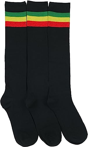 Image of ToBeInStyle Women's Colorful Patterned Design Knee High Socks