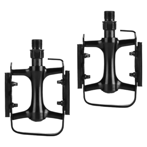 Pedales de bicicleta de carretera, juego de 2 pedales planos para bicicleta de carretera, accesorios de ciclismo, placa ligera de 9/16 pulgadas, clavijas para bicicletas plegables de carretera y