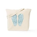 CafePress Blue Angle Tote Bag Reusable Natural Beige Canvas Shopping Bag