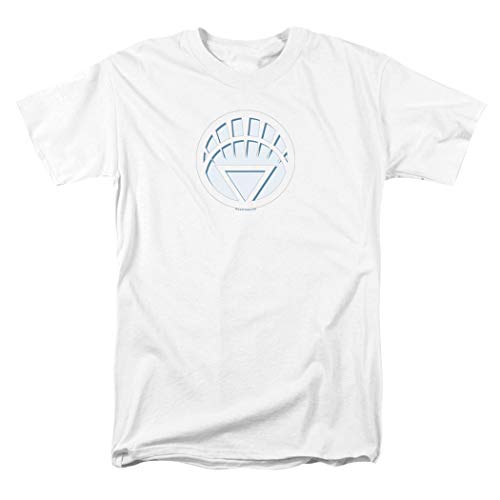 Green Lantern Blackest Night White Lantern Logo T Shirt & Stickers (Medium)