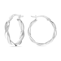 Infinity Twisted Silver Finish